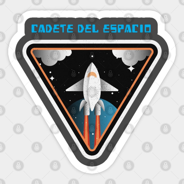 Cadete del espacio (Space Cadet) Sticker by Space Cadet Tees